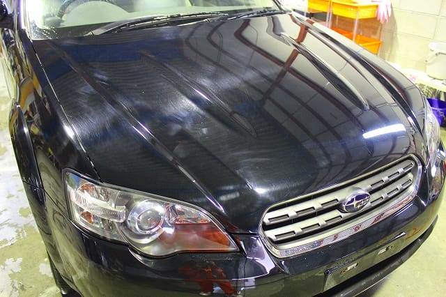 洗車キズ 塗装のくすみを解決 H17アウトバック 車のコーティング クリスタルポリマー