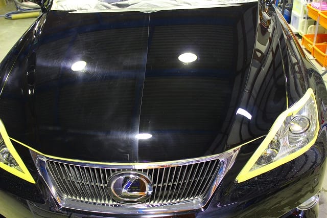 レクサスis250c ウルトラストロングコート 車のボディガラスコーティング 施工例