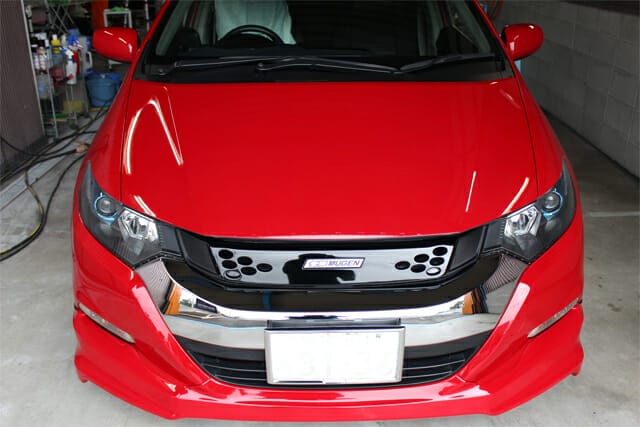 ダイヤモンドキーパー H21年式 ホンダ インサイト 赤 車のお手入れ専門店 エコスタイル 熊本市東区
