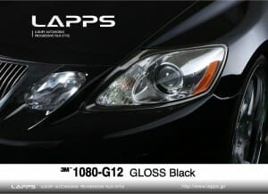 1080-G12 GLOSS Black　グロスブラック　カーラッピングフィルム